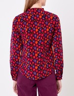 Corduroy shirt with round neck femme Princesse Nomade
