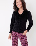 Corduroy blouse with V-neck femme Princesse Nomade
