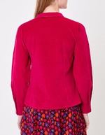 Corduroy blouse with V-neck femme Princesse Nomade