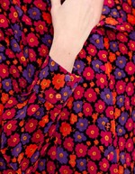 Corduroy blouse with V-neck femme Princesse Nomade