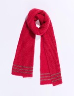 Warm lurex knit scarf femme Princesse Nomade