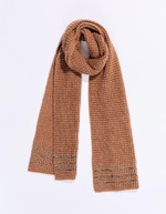Warm lurex knit scarf femme Princesse Nomade