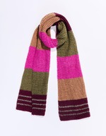 Warm lurex knit scarf femme Princesse Nomade