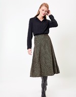 Flared flowing midi skirt femme Princesse Nomade