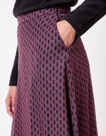 Flared flowing midi skirt femme Princesse Nomade