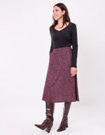 Flared flowing midi skirt femme Princesse Nomade