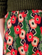 Flared flowing knit midi skirt femme Princesse Nomade