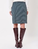 Organic knit mini skirt femme Princesse Nomade