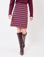 Organic knit mini skirt femme Princesse Nomade