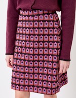 Organic knit mini skirt femme Princesse Nomade