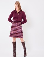 Organic knit mini skirt femme Princesse Nomade