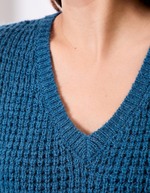 Fancy knit sleeveless sweater femme Princesse Nomade
