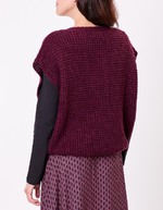 Fancy knit sleeveless sweater femme Princesse Nomade