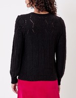 Fancy knit round-neck sweater femme Princesse Nomade