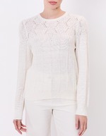 Fancy knit round-neck sweater femme Princesse Nomade