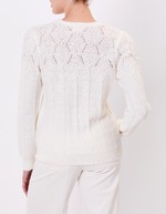 Fancy knit round-neck sweater femme Princesse Nomade