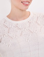 Fancy knit round-neck sweater femme Princesse Nomade
