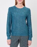 Fancy knit round-neck sweater femme Princesse Nomade