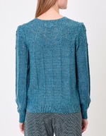 Fancy knit round-neck sweater femme Princesse Nomade