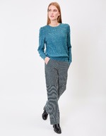 Fancy knit round-neck sweater femme Princesse Nomade