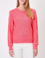 Fancy knit round-neck sweater femme Princesse Nomade