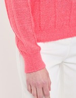 Fancy knit round-neck sweater femme Princesse Nomade