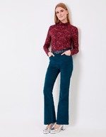 Corduroy flared pants femme Princesse Nomade