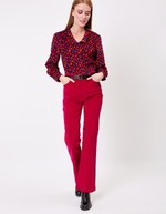 Corduroy flared pants femme Princesse Nomade