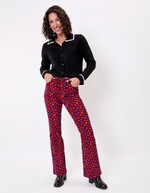 Corduroy flared pants femme Princesse Nomade