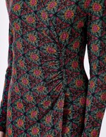 Flowing knit wrap-style dress femme Princesse Nomade