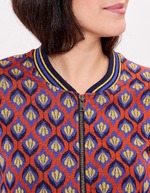 Organic jacquard knit teddy jacket femme Princesse Nomade