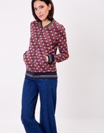 Organic jacquard knit teddy jacket femme Princesse Nomade