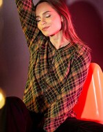 Organic jacquard knit teddy jacket femme Princesse Nomade