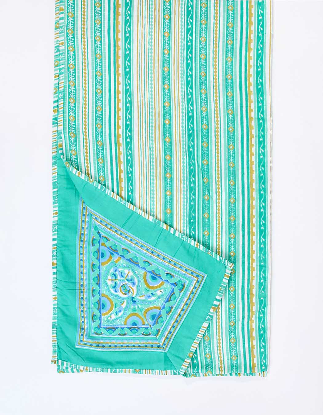 Rectangular printed sofa throw femme La Fiancée