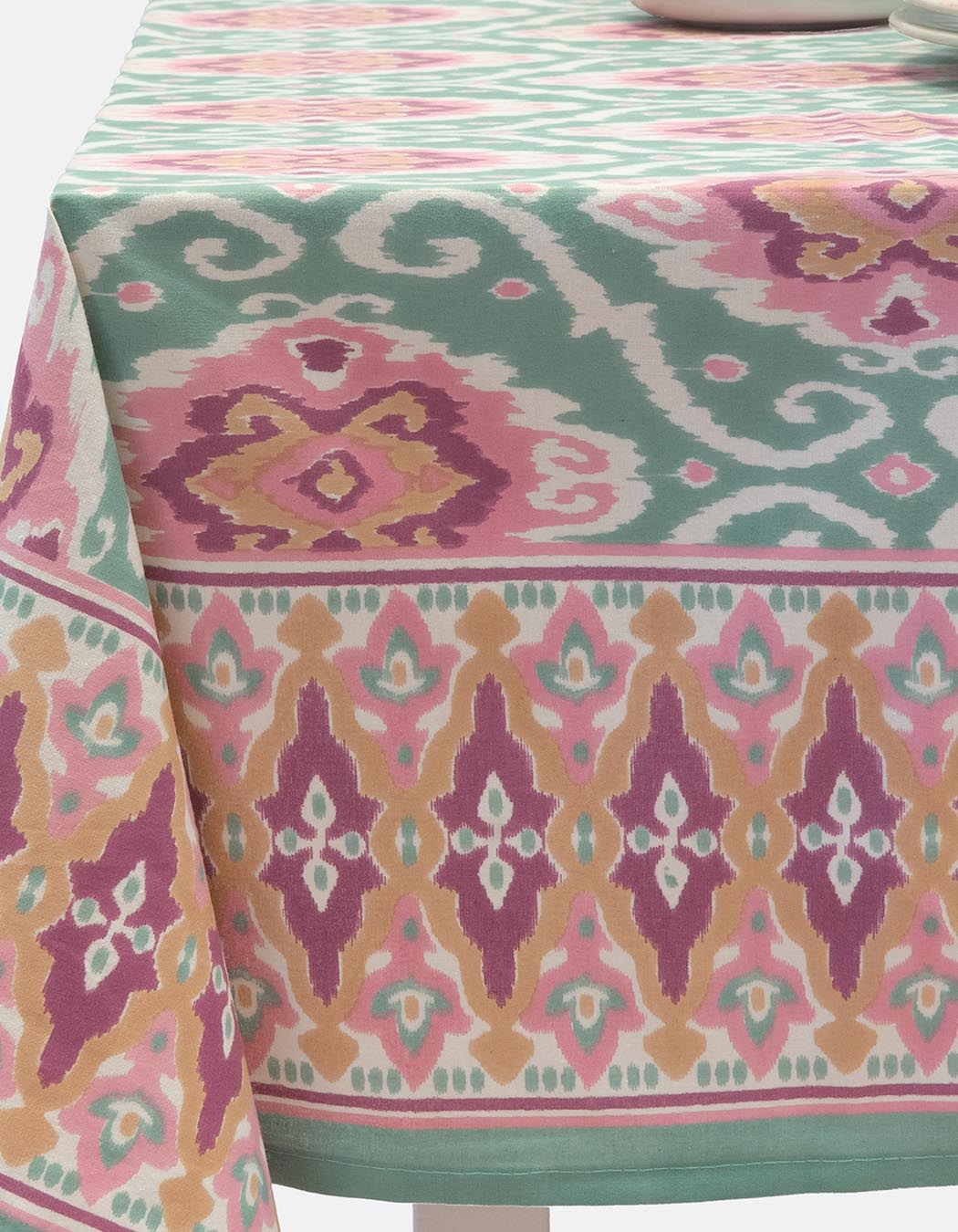 Rectangular printed cotton tablecloth femme La Fiancée