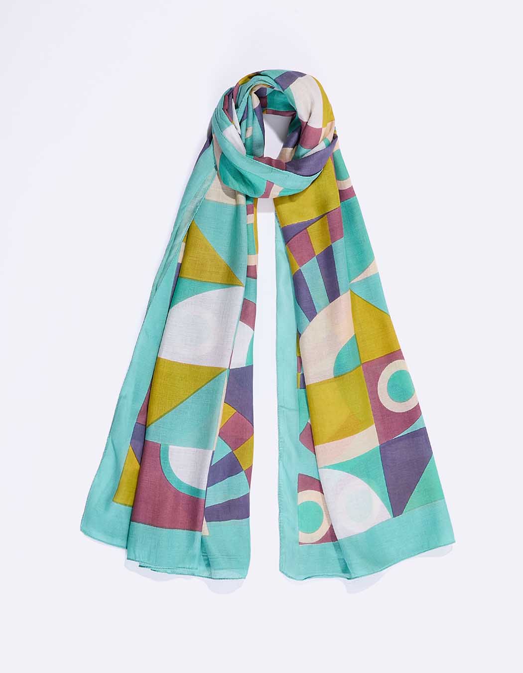 Printed large stole femme La Fiancée
