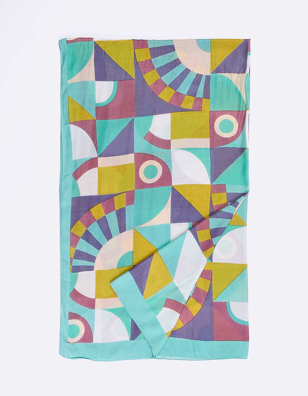 Printed large stole femme La Fiancée