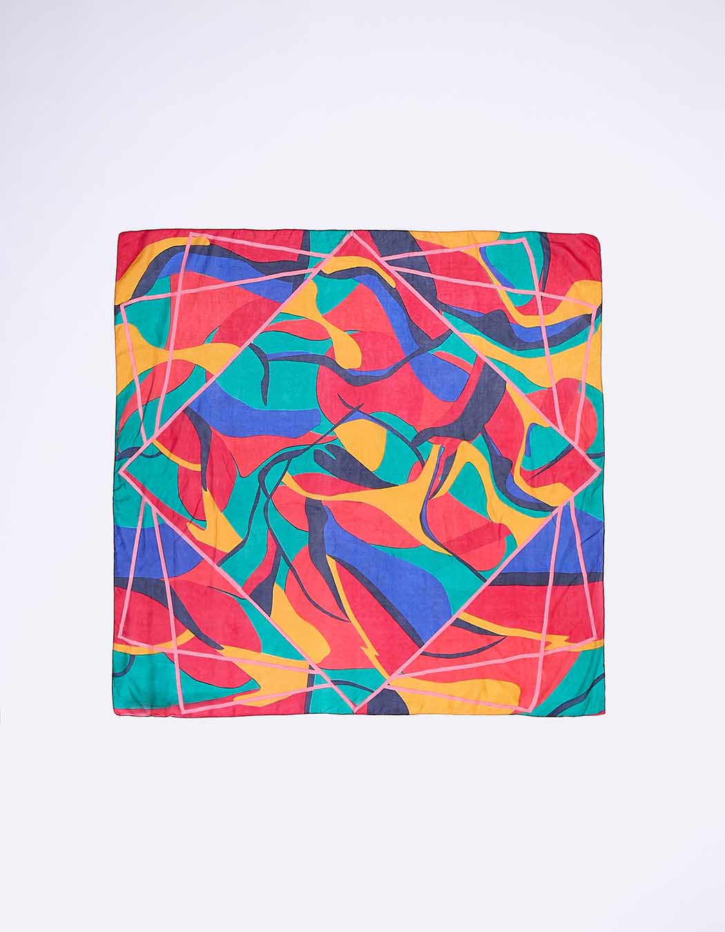 Printed silk scarf femme La Fiancée
