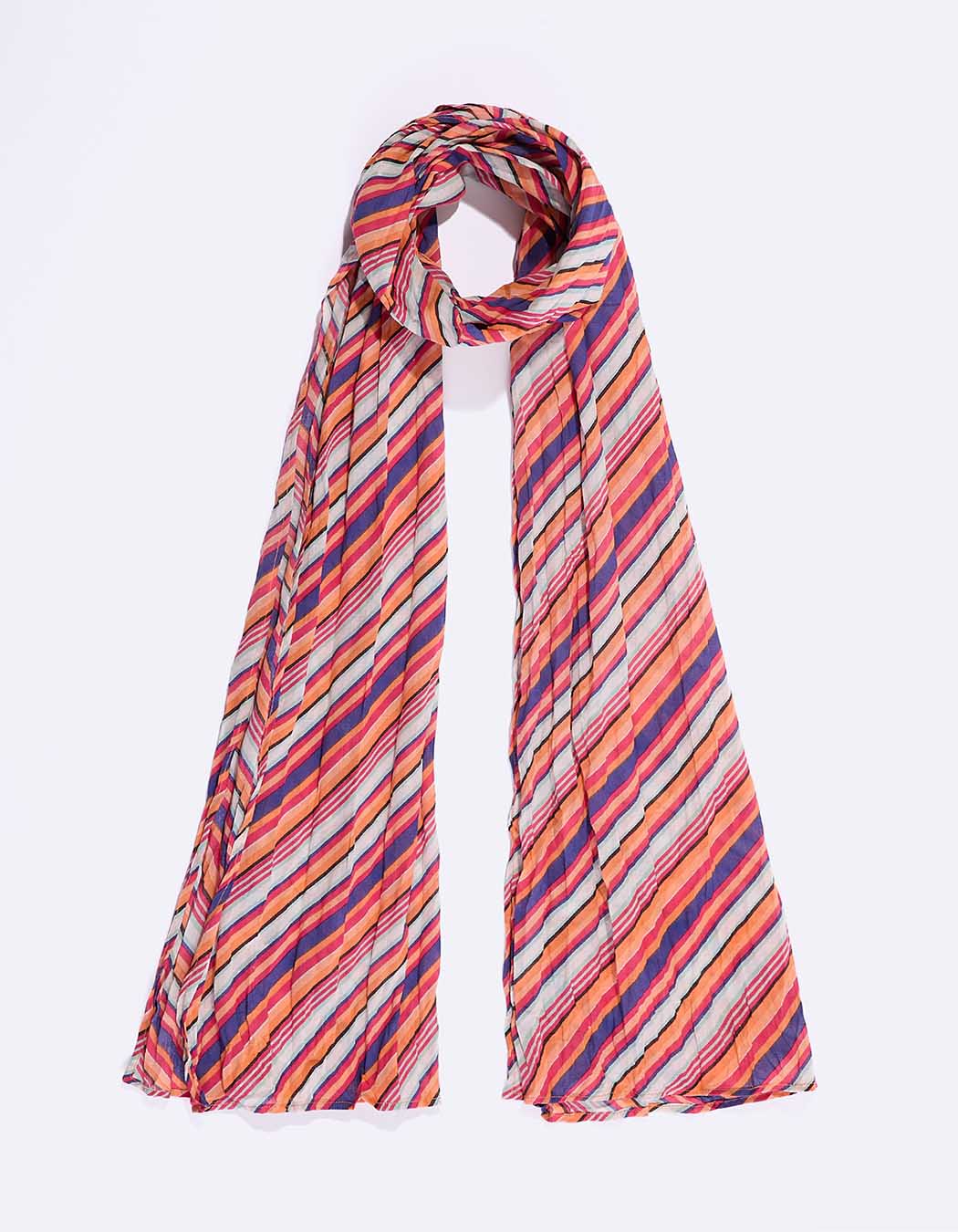 Organic cotton voile scarf femme La Fiancée