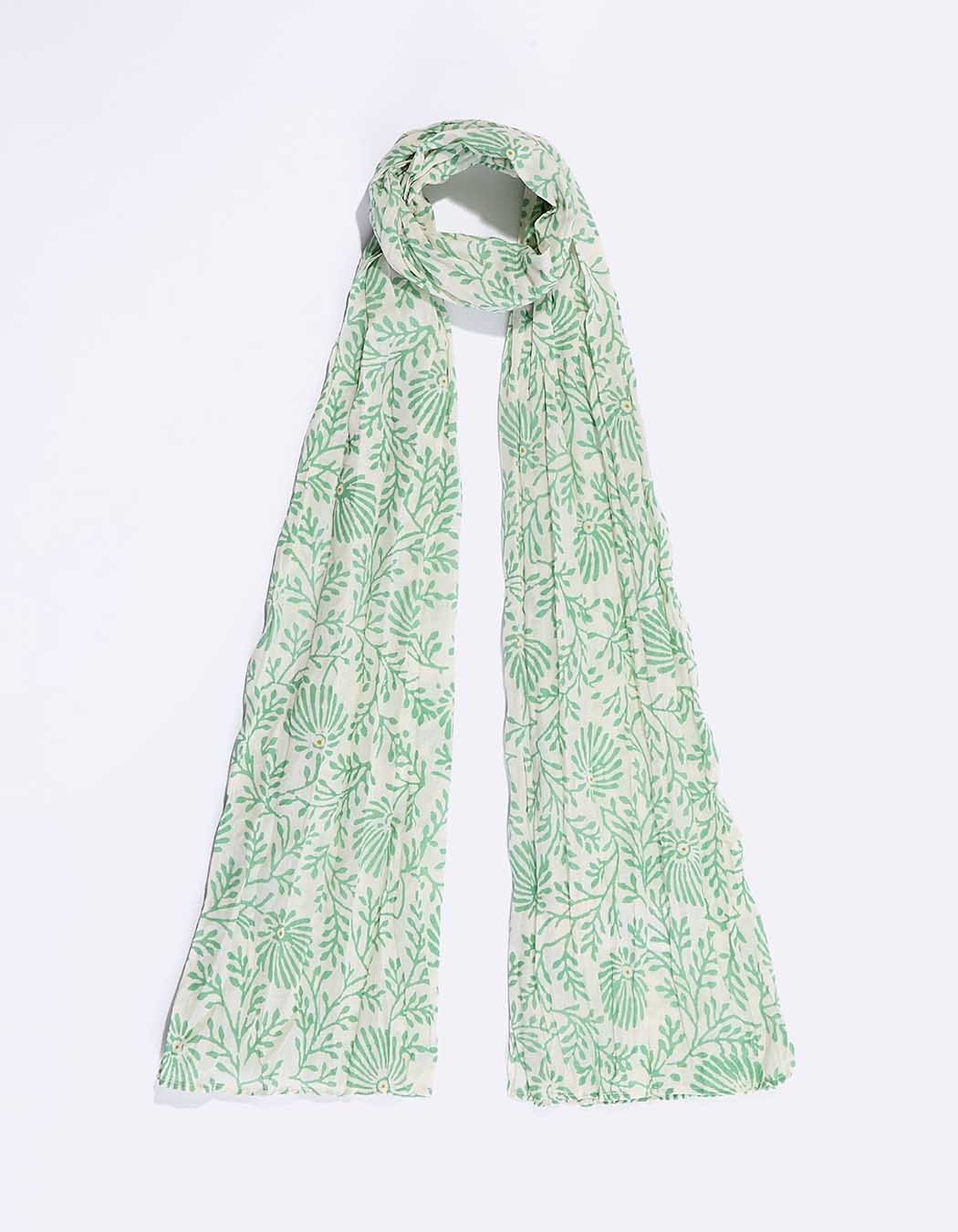 Organic cotton voile scarf femme La Fianc&eacute;e