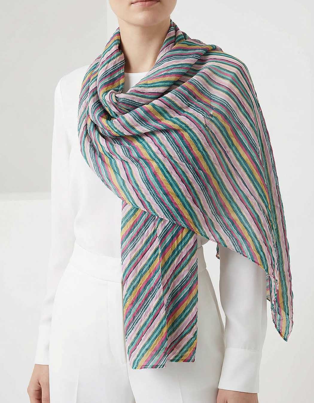 Organic cotton voile scarf femme La Fianc&eacute;e