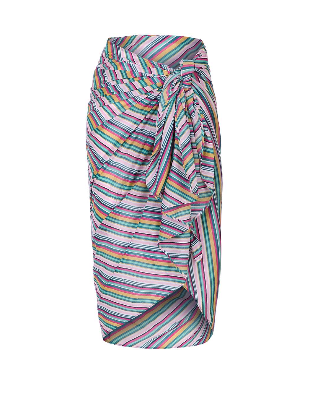 Printed cotton voile pareo femme La Fiancée