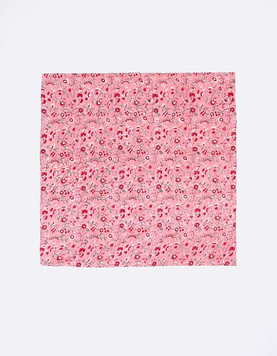 Printed cotton square scarf femme La Fiancée
