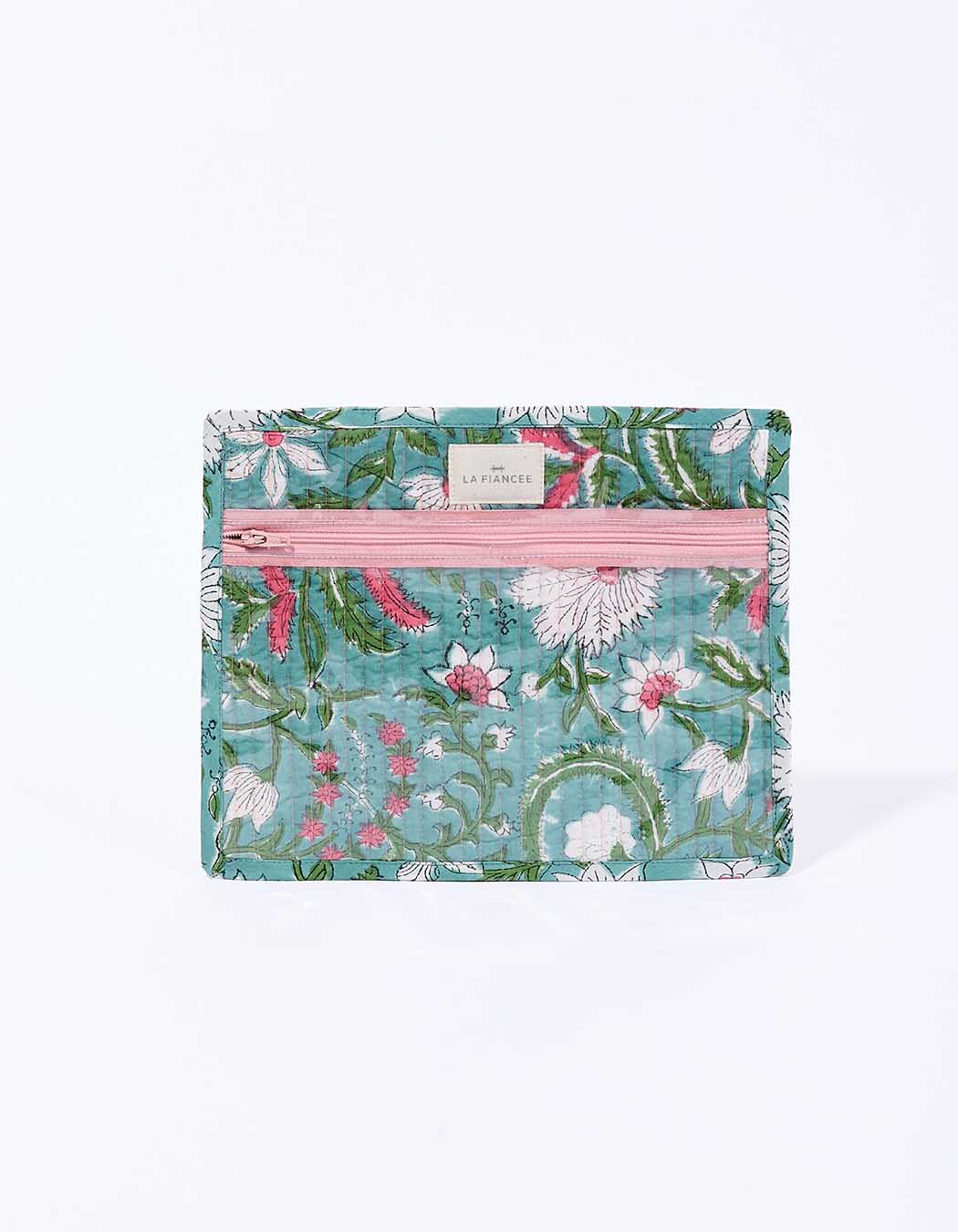 Large transparent rectangular pouch femme La Fiancée