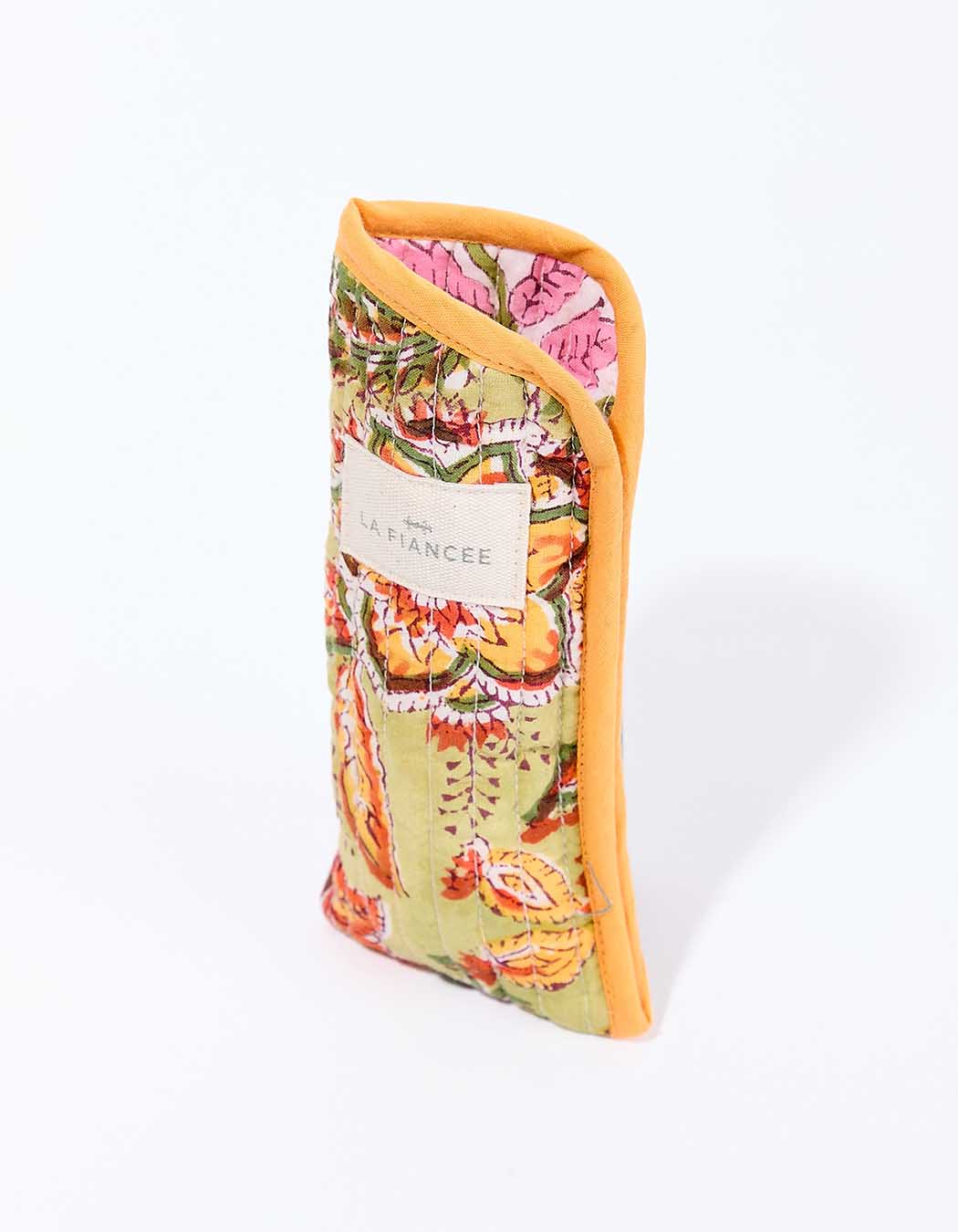 Quilted cotton glasses pouch femme La Fiancée
