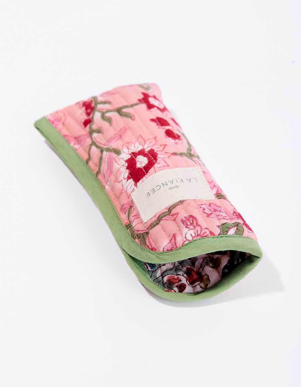 Quilted cotton glasses pouch femme La Fiancée