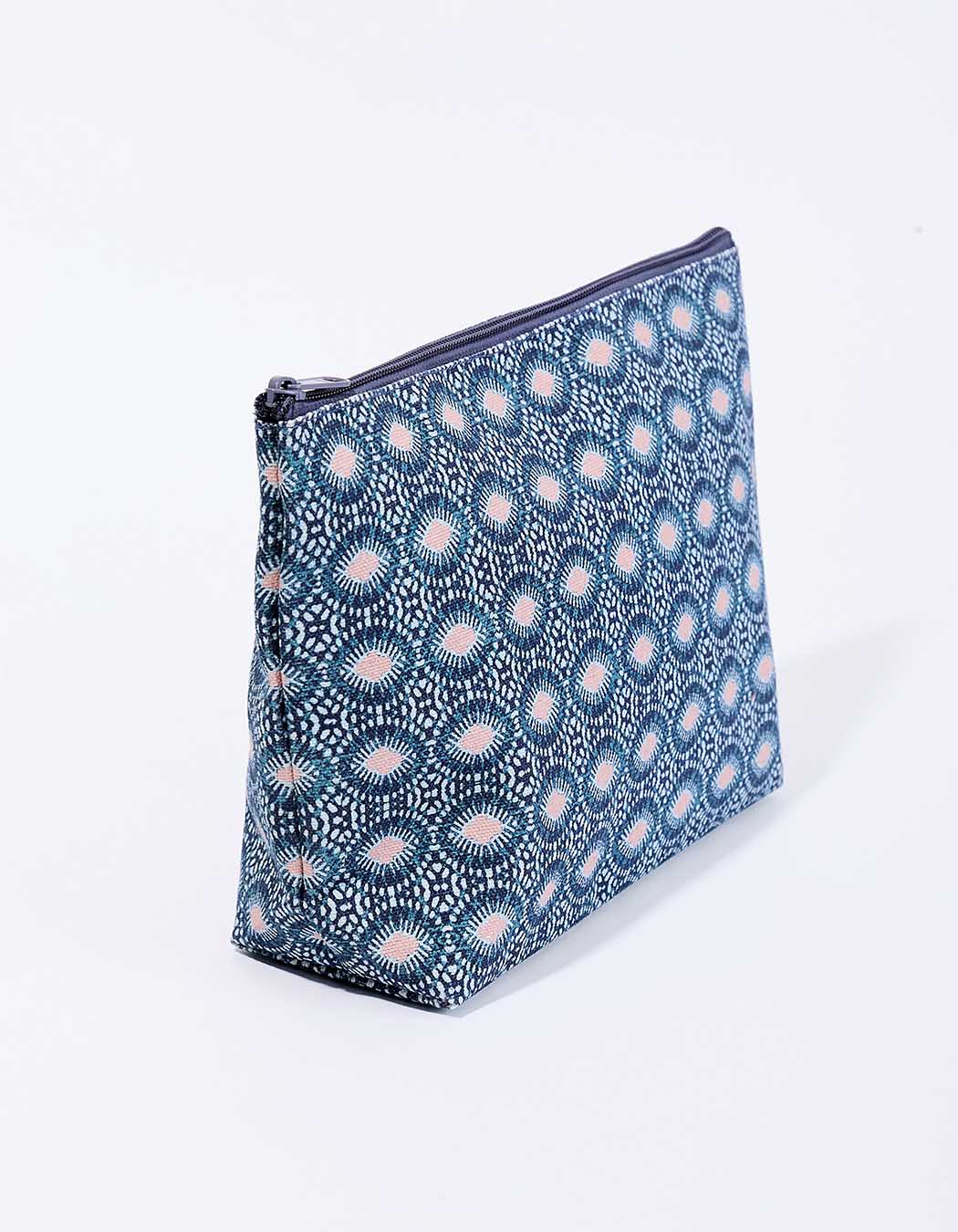 Large zippered cotton pouch femme La Fiancée