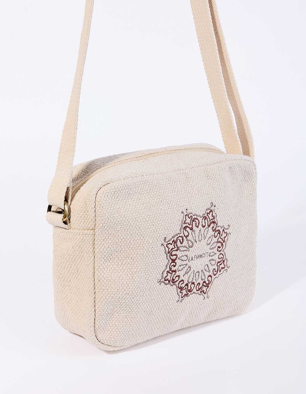 Small rectangular cotton bag femme La Fiancée