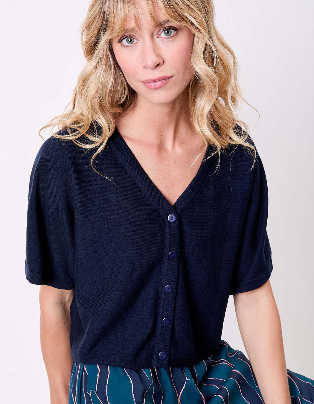 Plain short knit cardigan femme La Fiancée