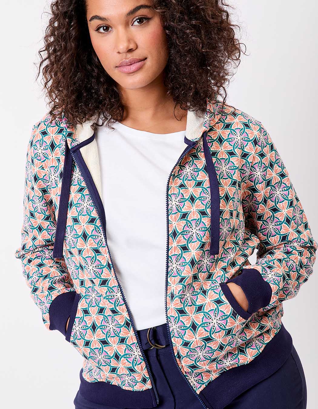 Women’s organic cotton hooded sweatshirt femme La Fiancée